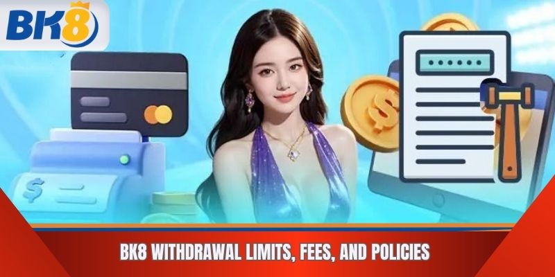 BK8 withdrawal limits, fees, and policies
